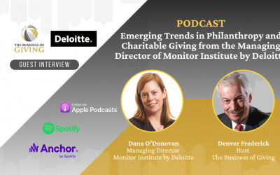 Emerging Trends in Philanthropy and Charitable Giving from the Managing Director of Monitor Institute by Deloitte